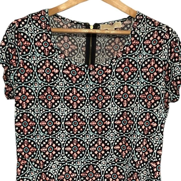 Michael Kors Size S‎ Stretch Short Dress Work Casual Travel Date Night Zipper - Picture 2 of 6